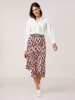 Gerry Weber Rok crème/zwart/lichtroze