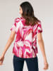 Gerry Weber Bluse in Pink/ Creme/ Rot