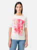 Gerry Weber Shirt in Weiß/ Pink/ Rot