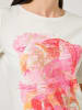 Gerry Weber Shirt in Weiß/ Pink/ Rot
