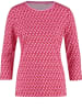 Gerry Weber Shirt rood/wit/lichtroze