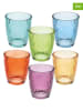 Tognana 6-delige set: glazen "Seoul" meerkleurig - 310 ml