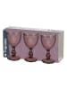 Tognana 3er-Set: Gläser "Diamante" in Rosa - 280 ml