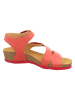 Think! Leren sleehaksandalen lichtroze