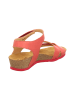 Think! Leren sleehaksandalen lichtroze