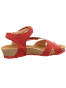 Think! Leder-Sandalen in Rot