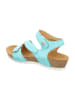 Think! Leren sandalen turquoise
