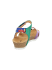 Think! Leren sandalen groen/paars/blauw
