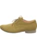 Think! Leder-Schnürschuhe in Khaki