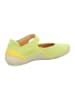 Think! Leder-Spangenballerinas in Gelb