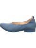 Think! Leder-Ballerinas in Blau
