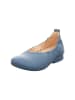 Think! Leder-Ballerinas in Blau