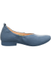Think! Leder-Ballerinas in Blau