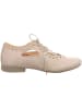 Think! Leren veterschoenen beige