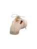 Think! Leren veterschoenen beige