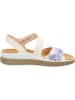 Think! Leren sandalen wit/paars