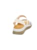 Think! Leren sandalen wit/paars