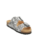 Think! Leren slippers wit/zwart
