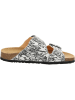 Think! Leren slippers wit/zwart