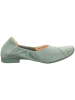 Think! Leder-Ballerinas in Grün