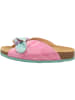 Think! Leder-Pantoletten in Rosa