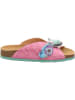 Think! Leder-Pantoletten in Rosa