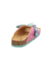 Think! Leder-Pantoletten in Rosa