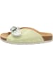Think! Leren slippers groen