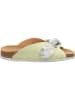 Think! Leren slippers groen
