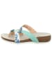 Think! Leren slippers meerkleurig