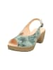Think! Leren haksandalen groen