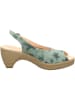 Think! Leren haksandalen groen