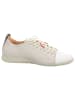 Think! Leder-Sneakers in Grau/ Weiß
