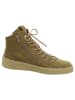 Think! Leren sneakers kaki