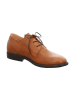Think! Leren veterschoenen lichtbruin