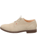 Think! Leren veterschoenen beige