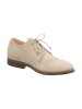 Think! Leren veterschoenen beige
