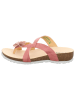 Think! Leder-Zehentrenner in Rosa
