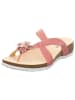 Think! Leder-Zehentrenner in Rosa