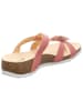 Think! Leder-Zehentrenner in Rosa