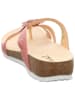 Think! Leder-Zehentrenner in Rosa