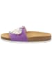 Think! Leren slippers paars