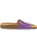 Think! Leren slippers paars