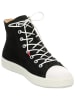 Think! Leder-Sneakers in Schwarz