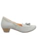 Think! Leren pumps grijs