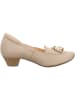 Think! Leder-Pumps in Beige