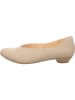 Think! Leren ballerina's beige