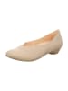 Think! Leren ballerina's beige