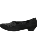Think! Leren ballerina's zwart