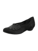 Think! Leren ballerina's zwart